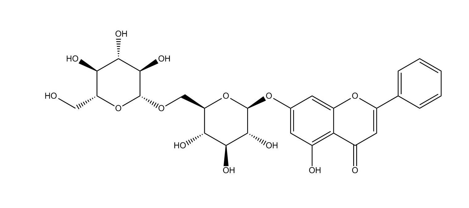 白楊素-7-O-龍膽二糖苷|88640-89-5