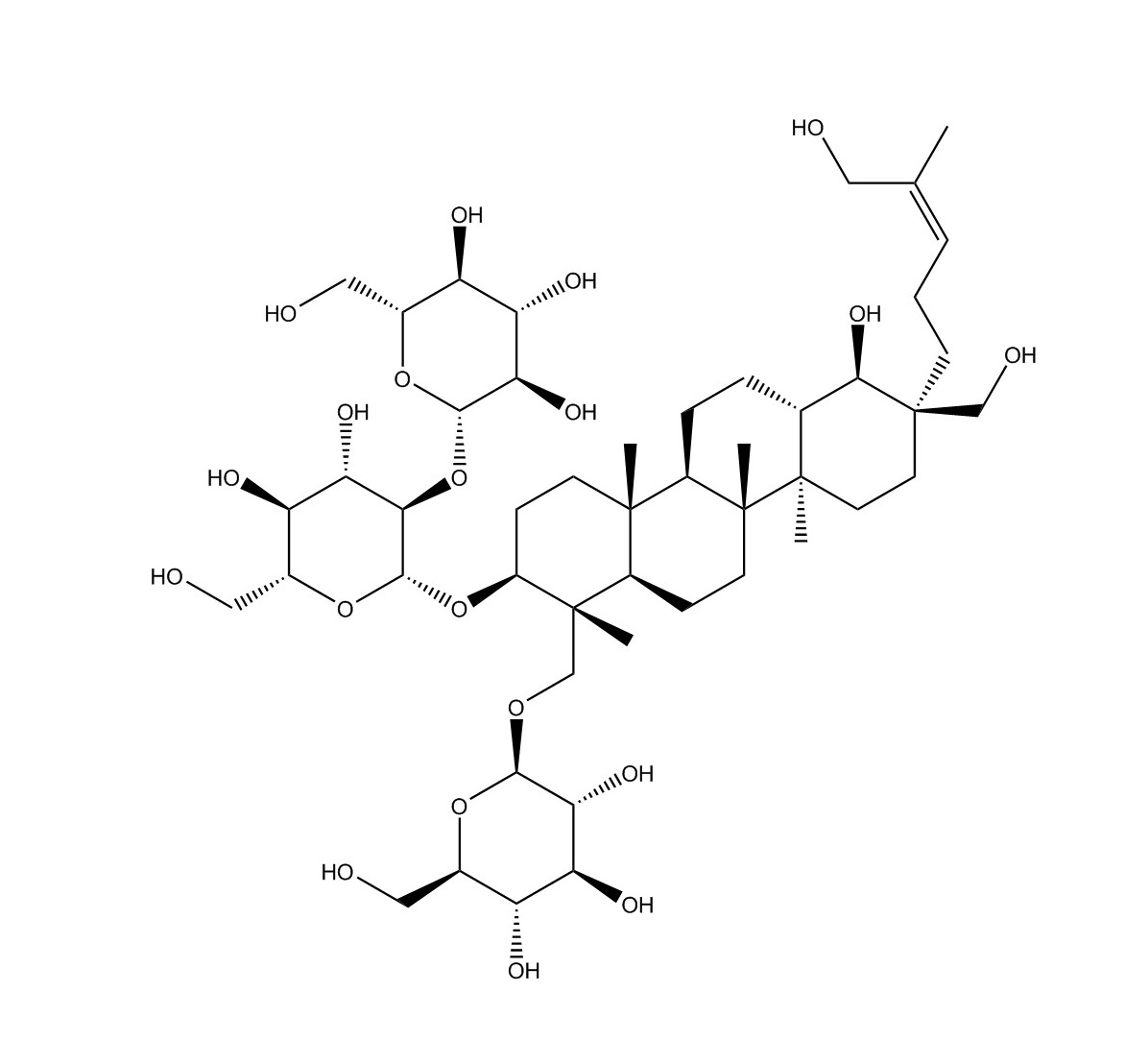 鳳仙萜四醇苷C|156764-83-9